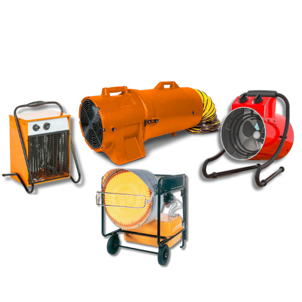 Equipamentos de aquecimento e ventilação