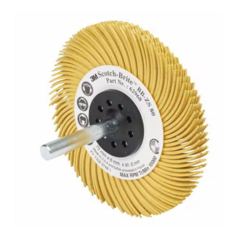 DISCO DE CERDAS BB-ZS, 76 MM, P80 TIPO C