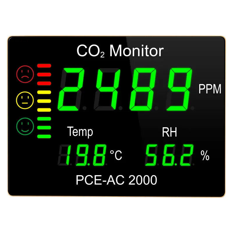 Medidor de CO2 PCE-AC 2000