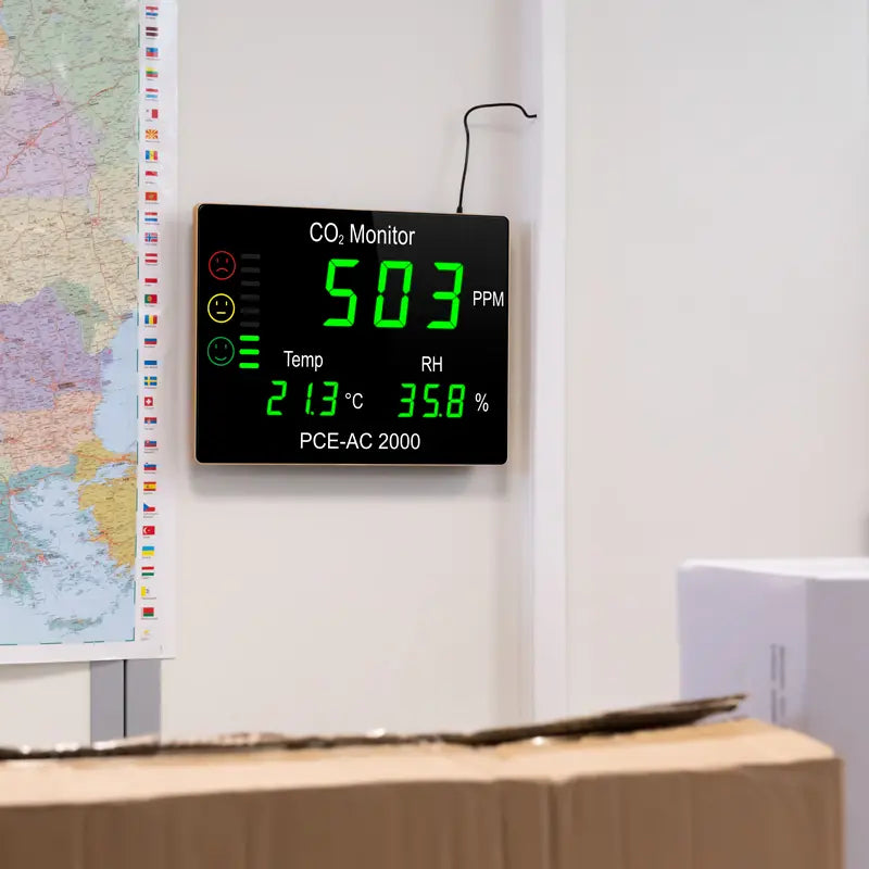 Medidor de CO2 PCE-AC 2000