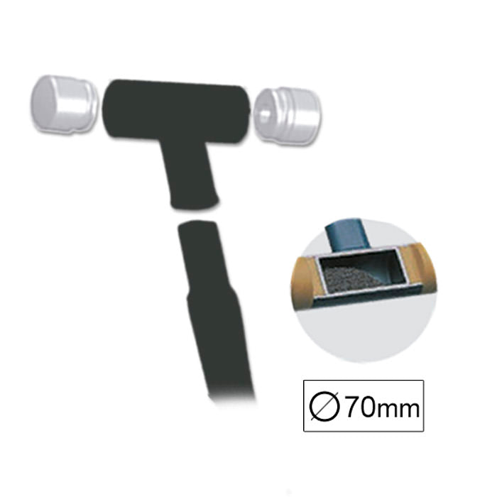 Ponta Recambio Martelo Nylon Ø70MM - JBM JBM, imagem do produto