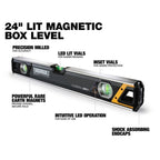 Nível magnético de 60 cm LIT Box Level Toughbuilt TB-H2-L-M60-LH-M-BEA – imagem 9