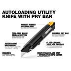 Faca multiusos automática com alavanca Toughbuilt TB-H4-10-A-BEA – imagem 11