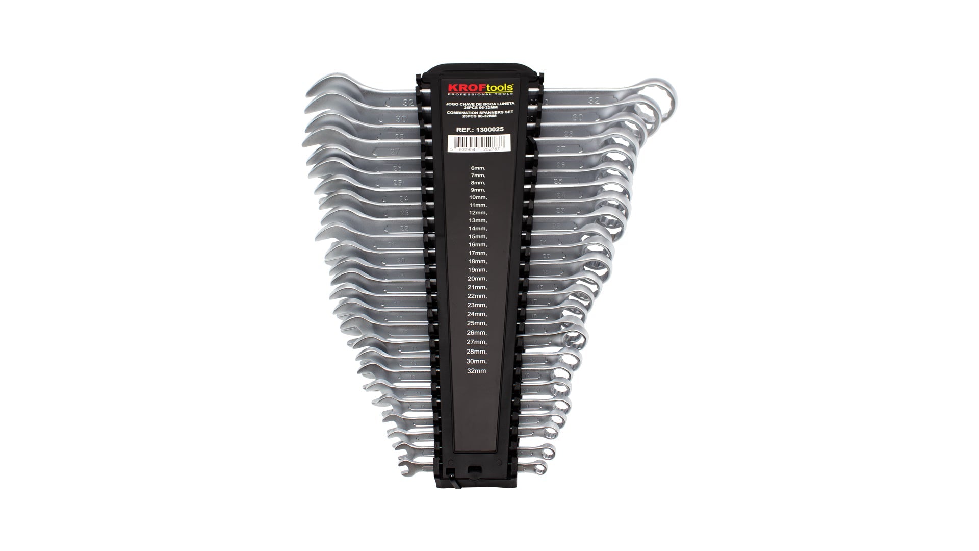 JOGO CHAVE DE BOCA LUNETA 25PCS 06-32MM (1300025)