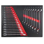 Conjunto de 4 Módulos de Carbono EVA para Ferramentas - Vermelho - JBM JBM, imagem do produto