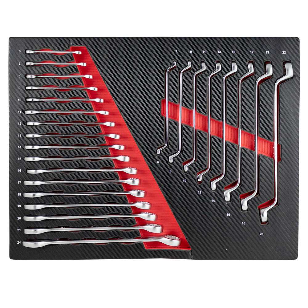 Conjunto de 4 Módulos de Carbono EVA para Ferramentas - Vermelho - JBM JBM, imagem do produto