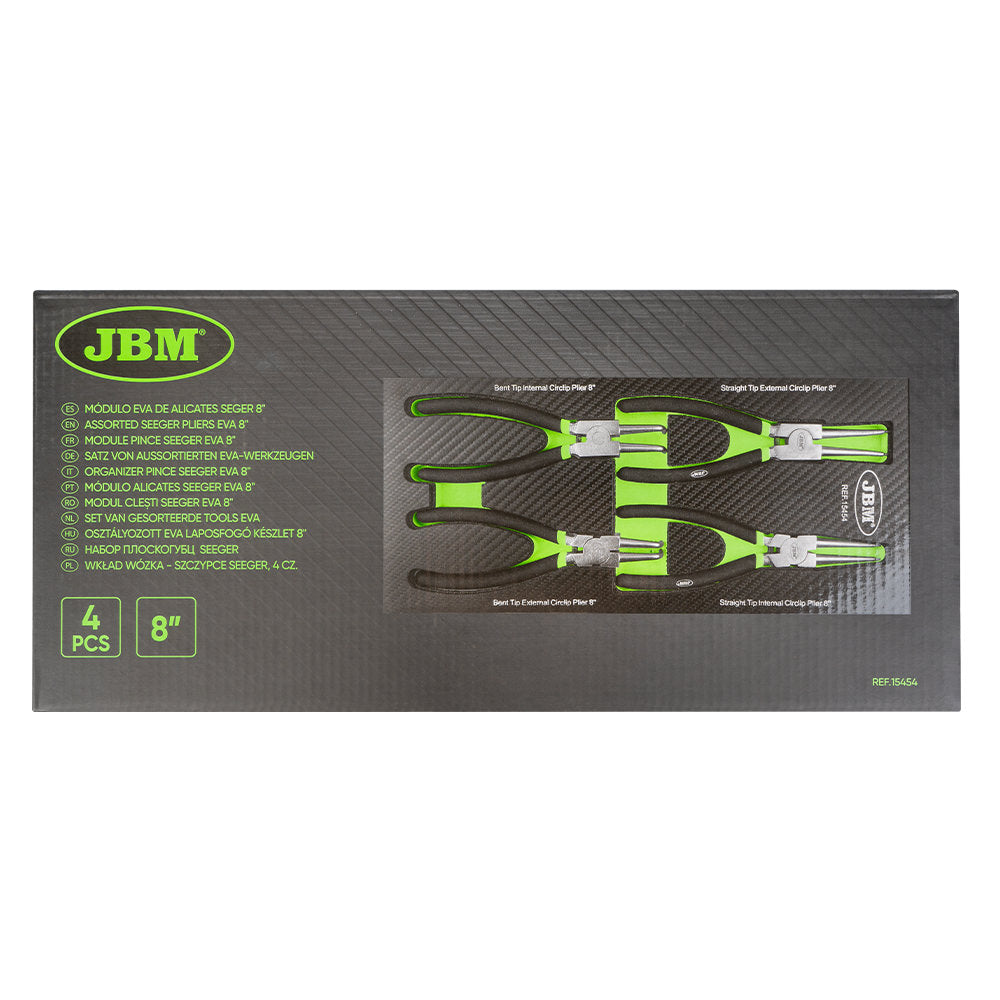 Módulo EVA de Alicates Seeger 8" (200MM) - JBM JBM, imagem do produto