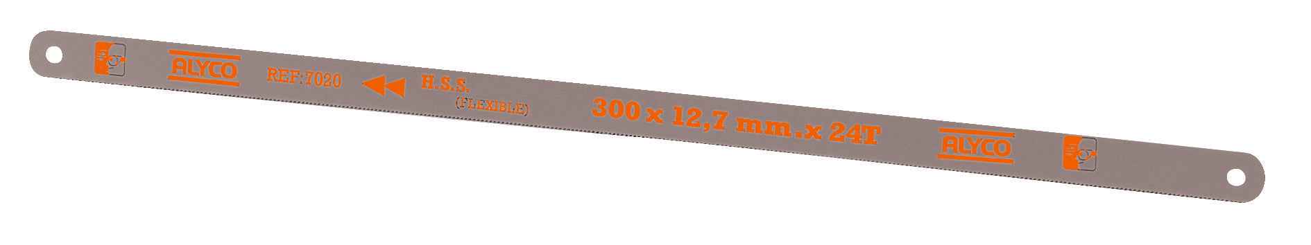 Blister 12 Hoj.Serra 300mm ALYCO ORANGE (170810)