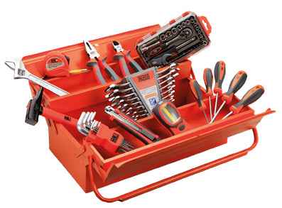 Caixa Metálica 3 Band. 65pç ALYCO ORANGE (171136)