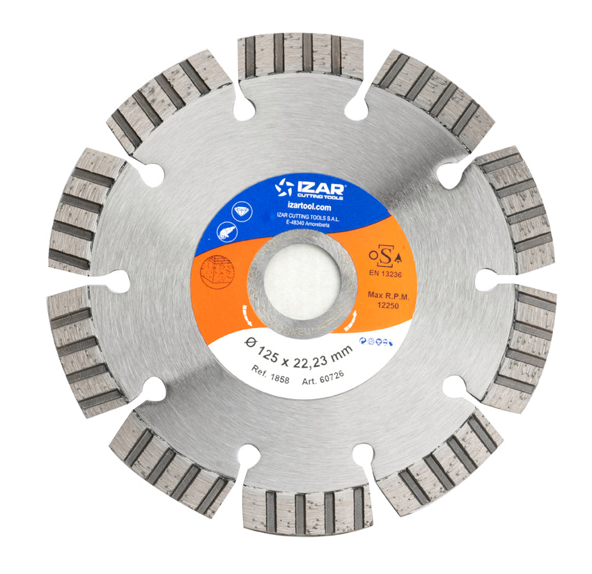 DISCO UNIV.CONCRETO 125 ART.60726