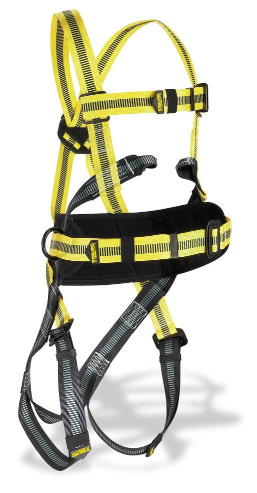 Arnês Steeltec-1 com engate dorsal e frontal e cinto de posicionamento