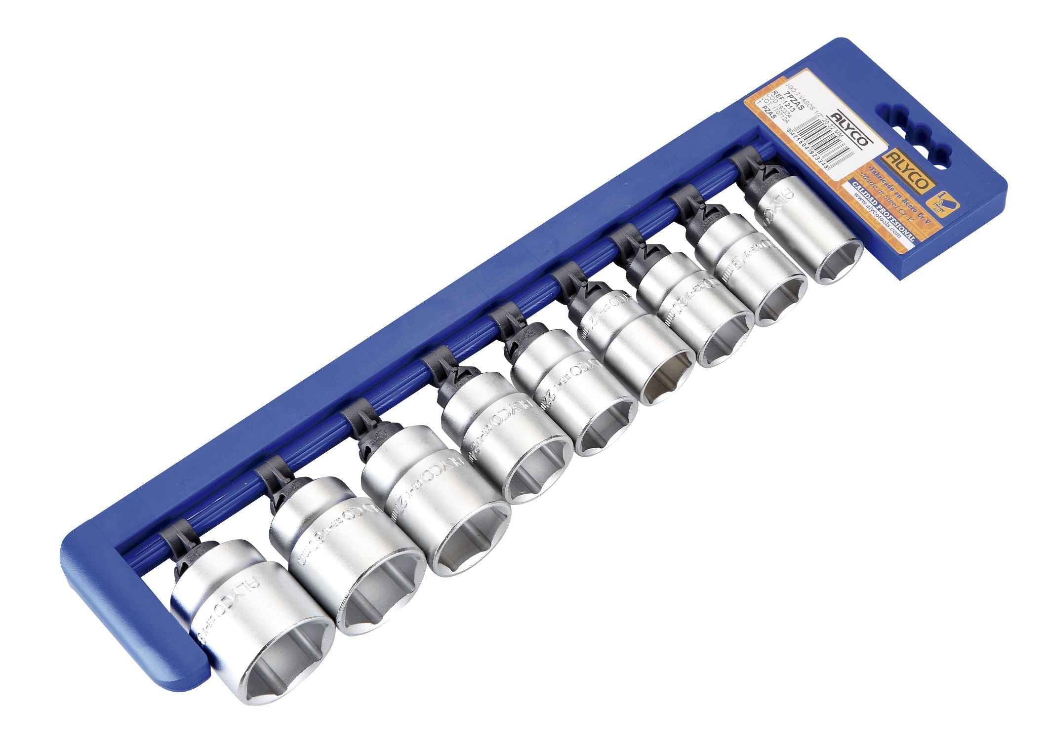 Jogo 9 Encaixes 1/2" 17-32 mm Calha (192334)