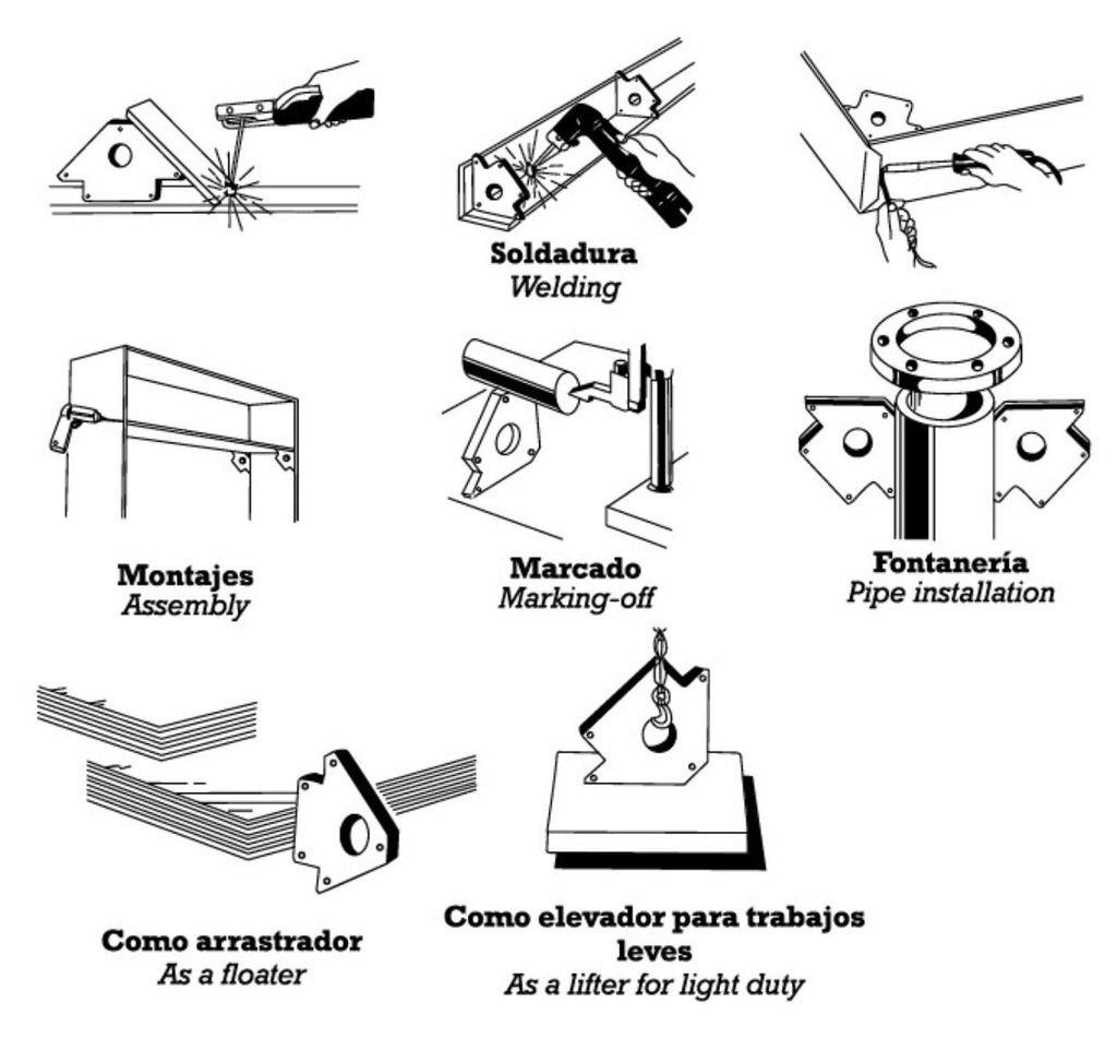 Ângulo Magnético 120 mm 35 kg (197995)