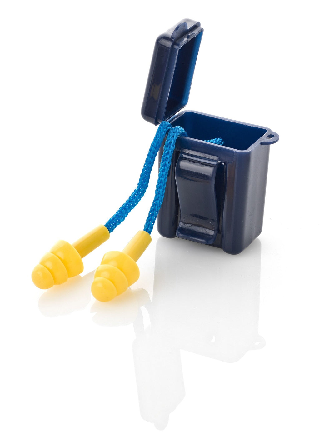 Tampão auditivo reutilizável de silicone com cordão Fit Ear