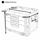 Caixa de ferramentas Toughbuilt StackTech XL de 3 gavetas TB-B1-D-73-BEA – imagem 28