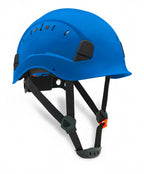 Capacete de proteção ventilado Eolo azul-marinho para trabalhos em altura