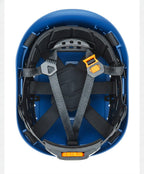 Capacete de proteção ventilado Eolo azul-marinho para trabalhos em altura, vista 2