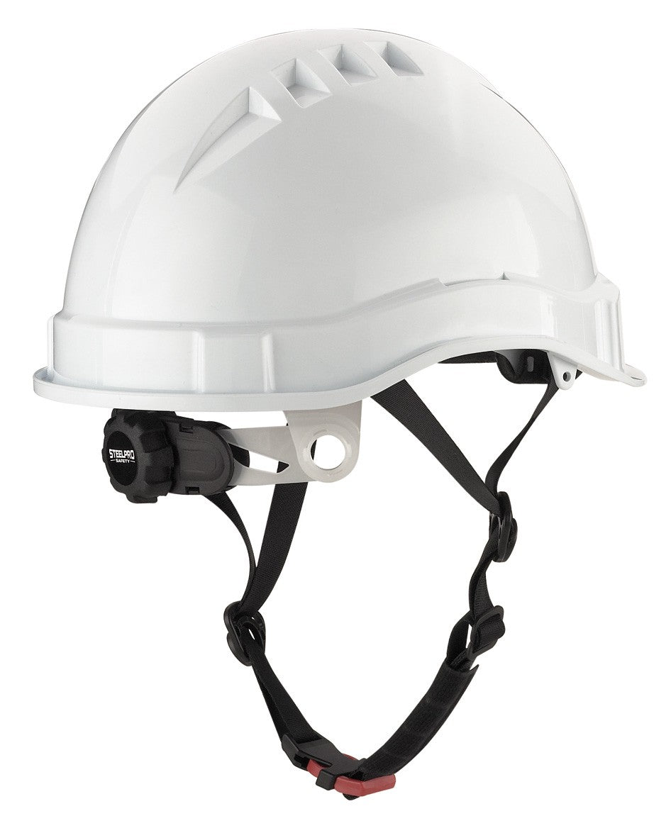Capacete de proteção eletricamente isolante Volt branco com roquete