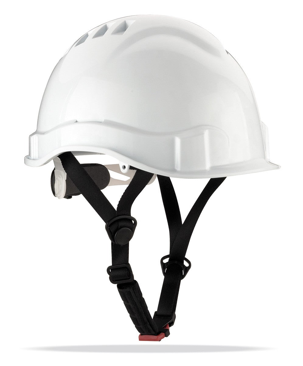 Capacete de proteção eletricamente isolante Volt branco com roquete, vista 2