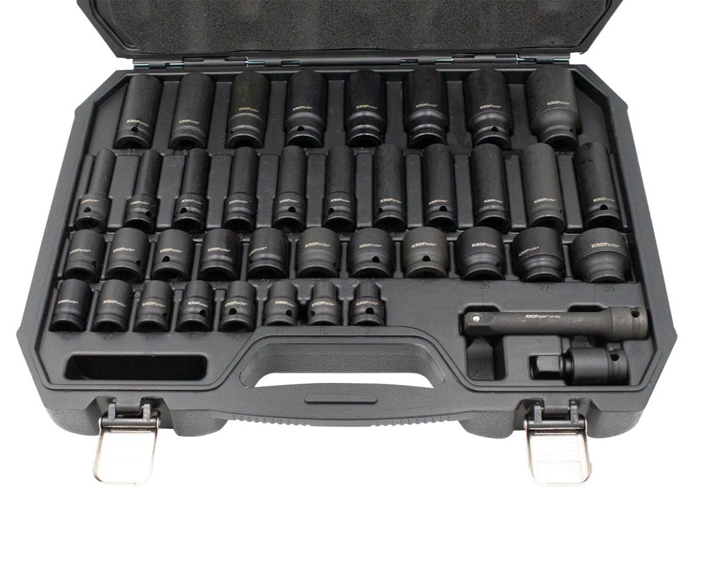KIT LLAVES DE IMPACTO 1/2'' 40 PIEZAS