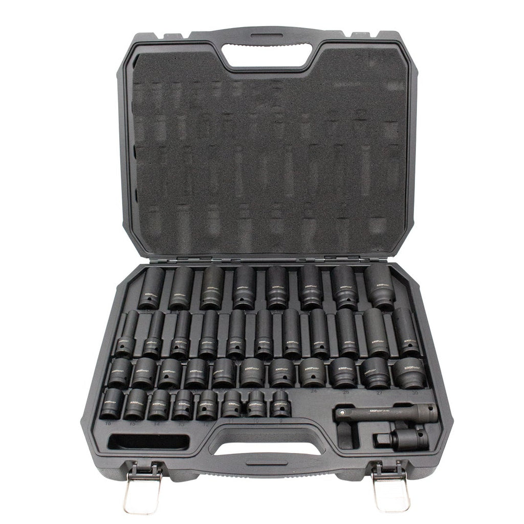 KIT LLAVES DE IMPACTO 1/2'' 40 PIEZAS