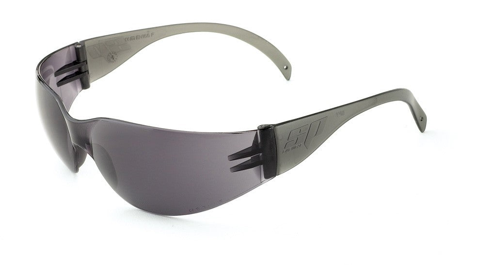 Óculos de proteção Spy cinzento lente única envolvente