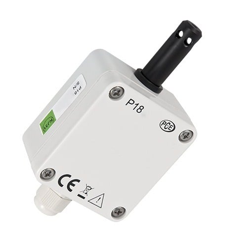 Sensor de temperatura y humedad de la serie PCE-P18