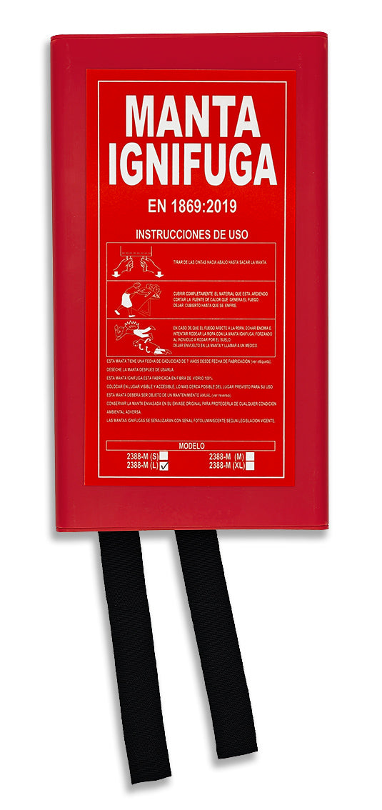 Manta ignífuga apaga-fogos 1,20 x 1,80 m