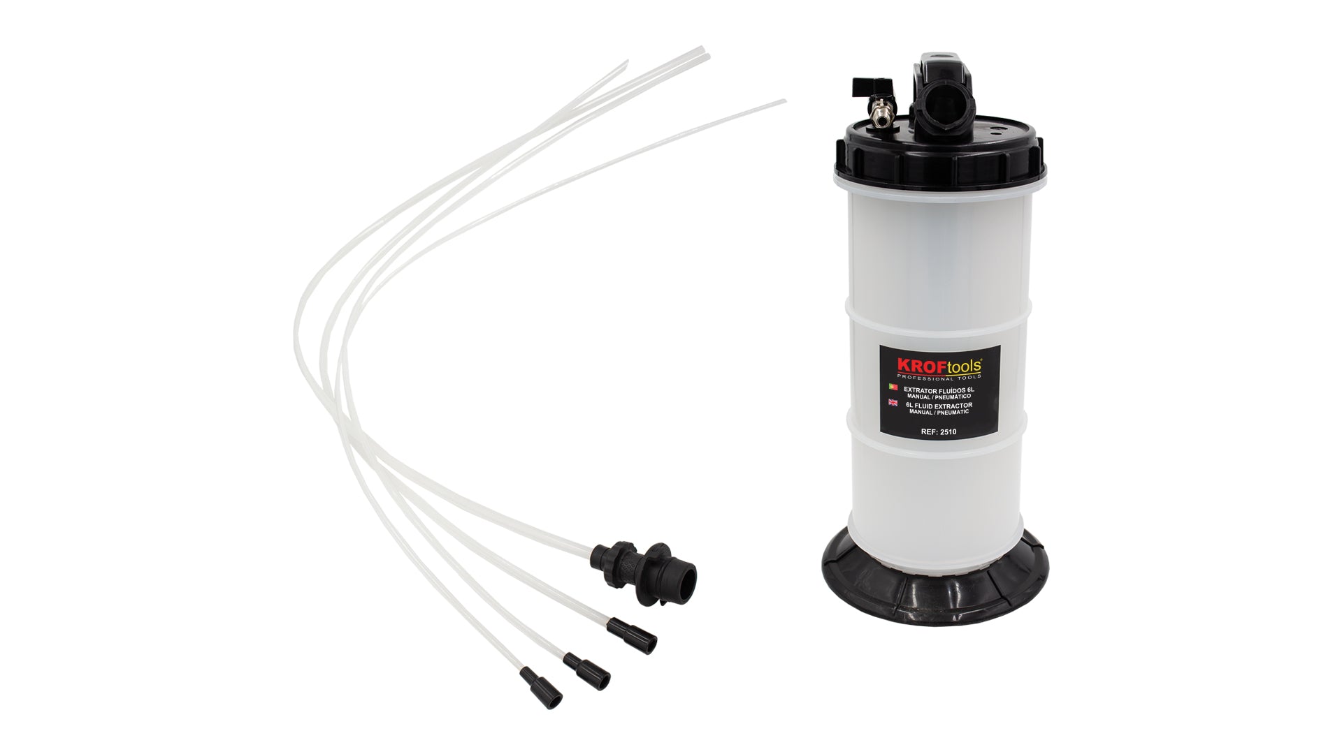 EXTRACTOR DE FLUIDOS MANUAL/NEUMÁTICO 6L (2510)