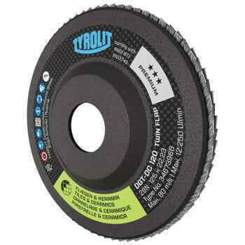 Discos de Lamelas Diamante Premium TWINFLAP 28SLN 115x22,23 DGT-DC200 TYROLIT - Venda à unidade