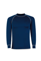 Camisola interior Oxford/azul-marinho mesclado