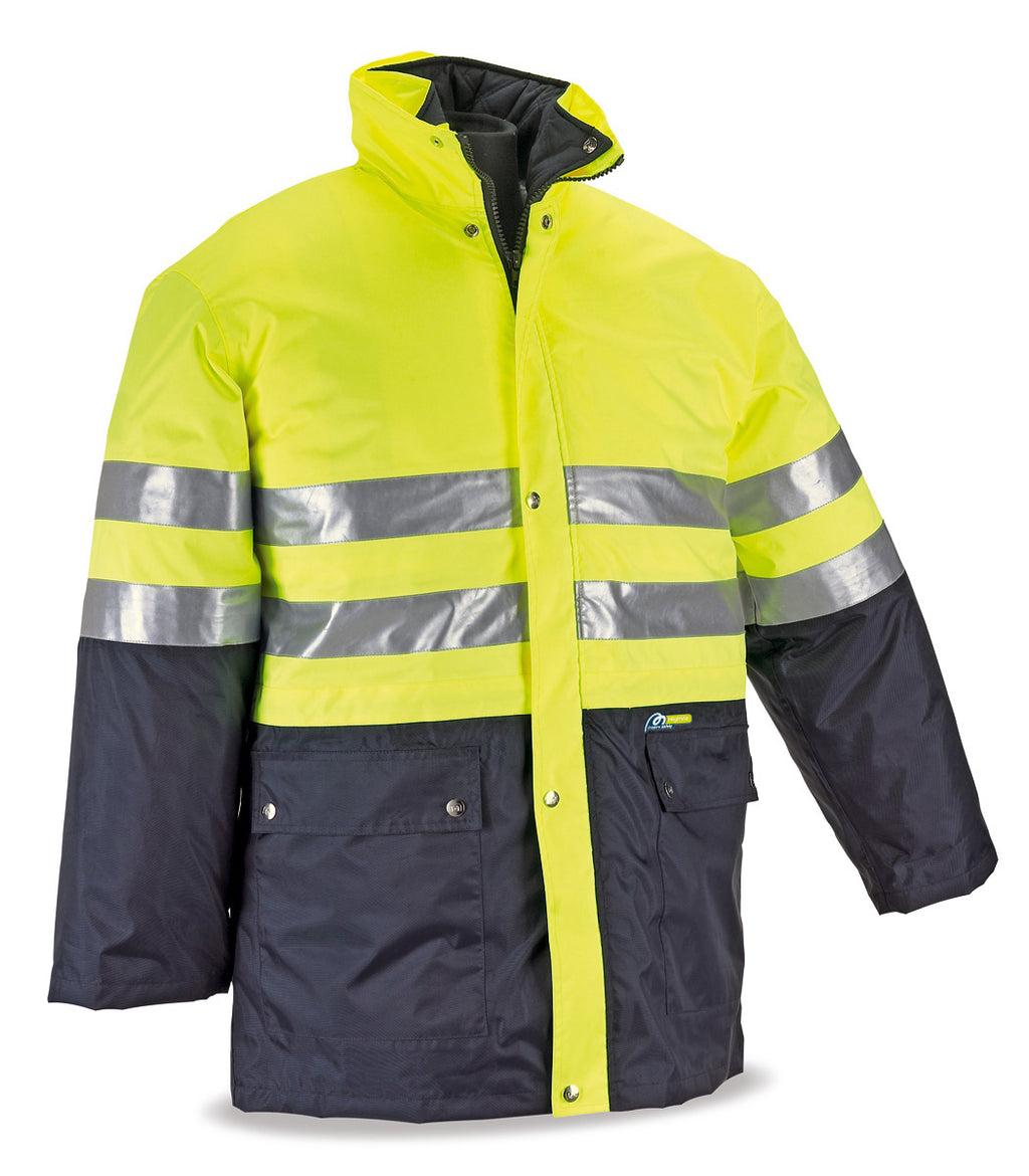 Parka de alta visibilidade 3 em 1 Xray amarela/azul-marinho 560 g