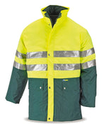 Parka de alta visibilidade 3 em 1 Xray amarela/verde 560 g