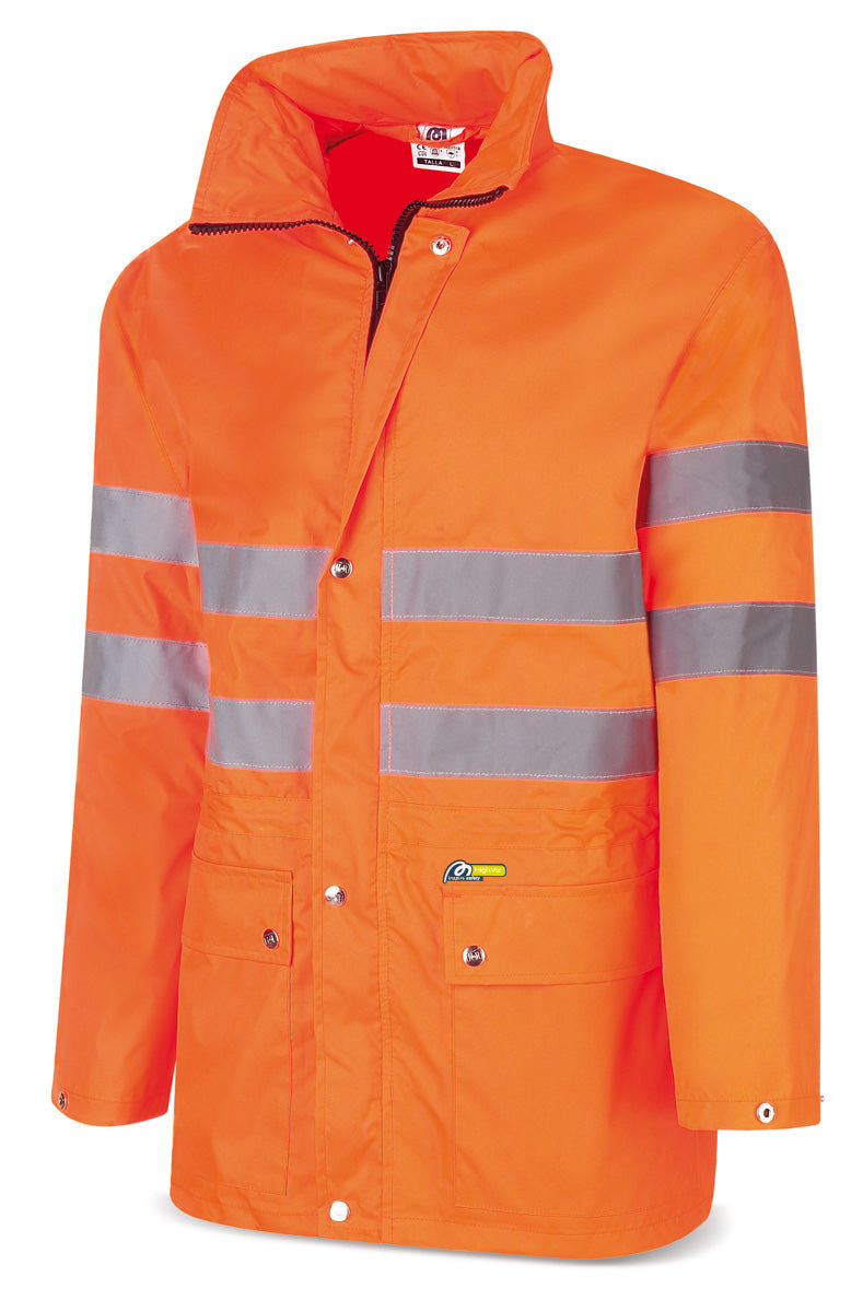 Casaco de alta visibilidade Impact laranja poliéster 140 g