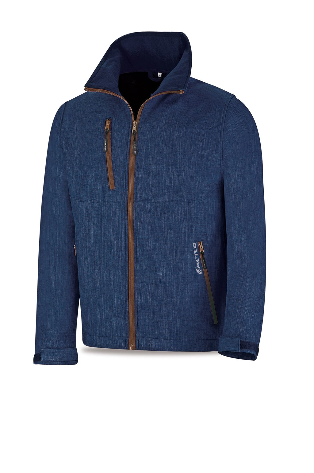 Blusão softshell tipo ganga Zircón azul 320 g