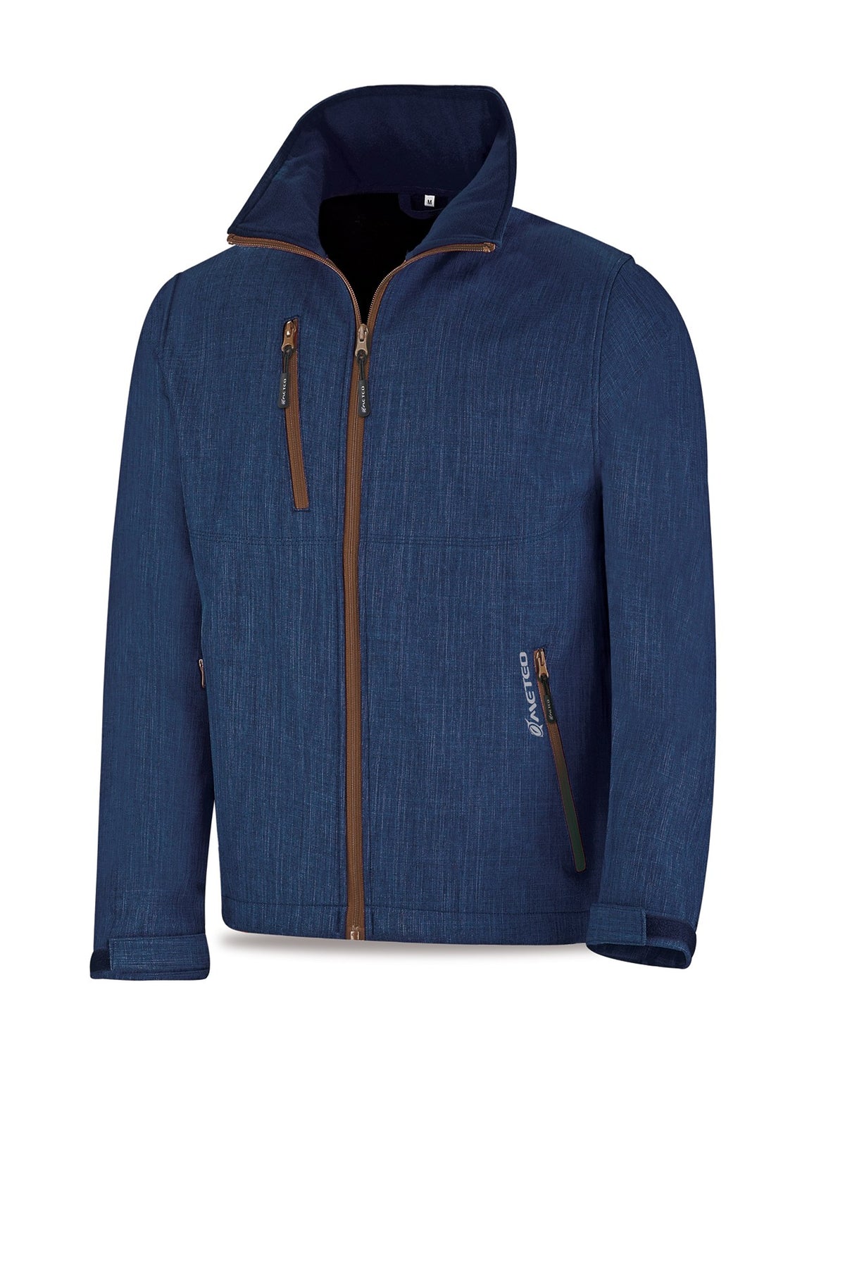 Blusão softshell tipo ganga Zircón azul 320 g