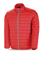 Casaco acolchoado tipo penas Freya vermelho 340 g EN 14058