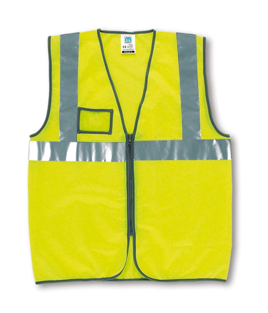 Colete de alta visibilidade em malha Solen amarelo 120 g