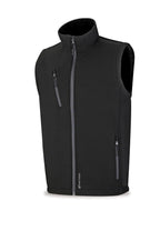 Colete softshell de três camadas Lytir preto 320 g