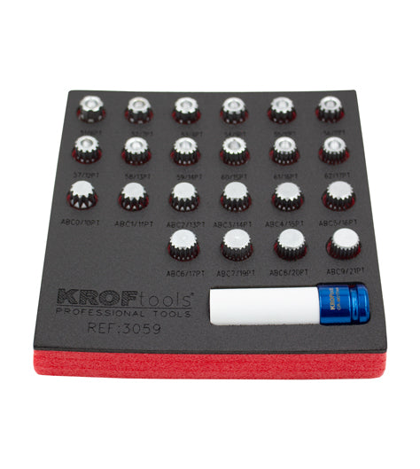 JOGO 23 BITS XZN RIBE FURADOS VAG - KROFtools