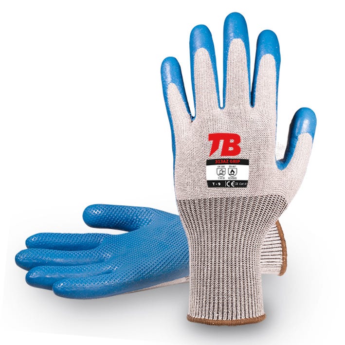 Luva 313AZ GRIP (10 PARES)