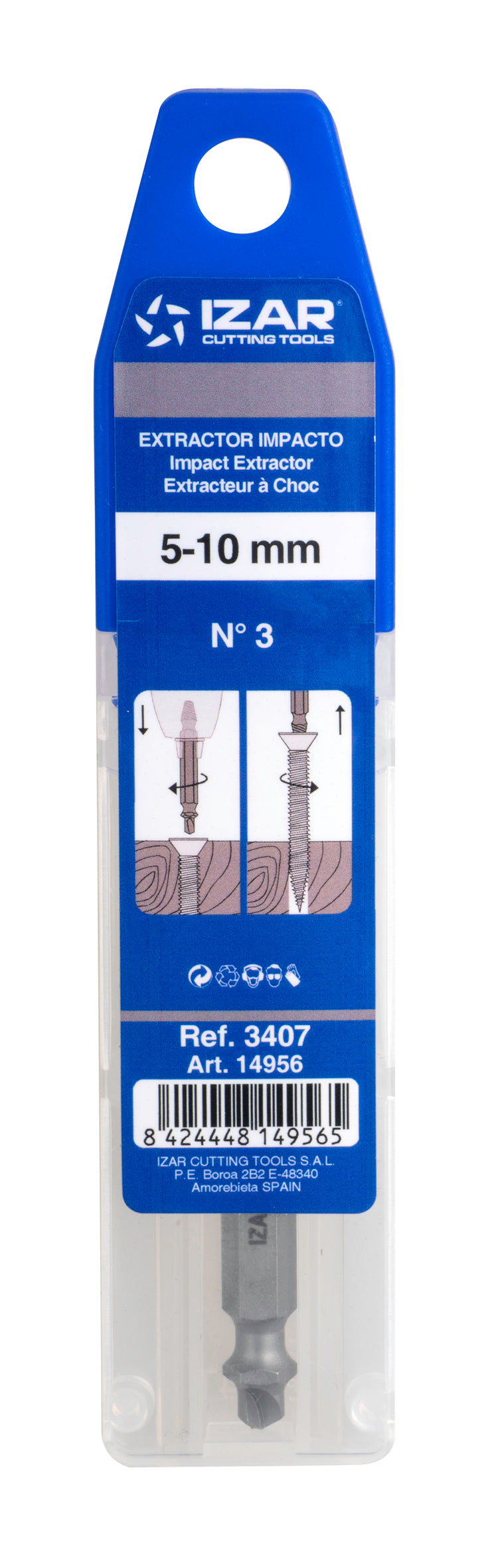 EXTRACTOR IMPACTO Nº2 4-8 ART.14955