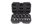 KIT 12PCS CHAVES PÉ DE GALO ARTICULADAS 8-19MM 3/8" - KROFtools