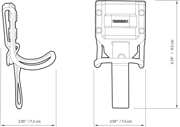 Suporte modular para martelo (Hammer Loop) Toughbuilt TB-52-BEA – imagem 4