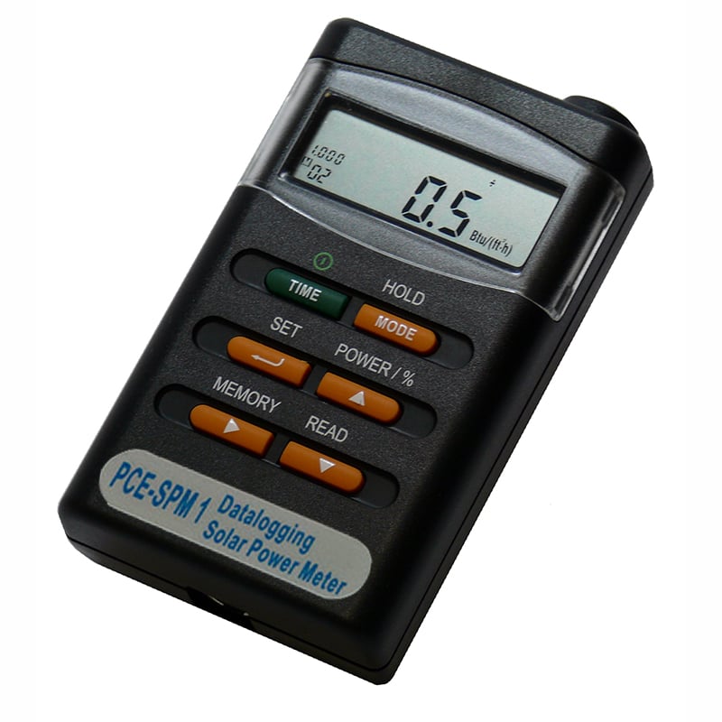 Medidor de radiação solar PCE-SPM 1