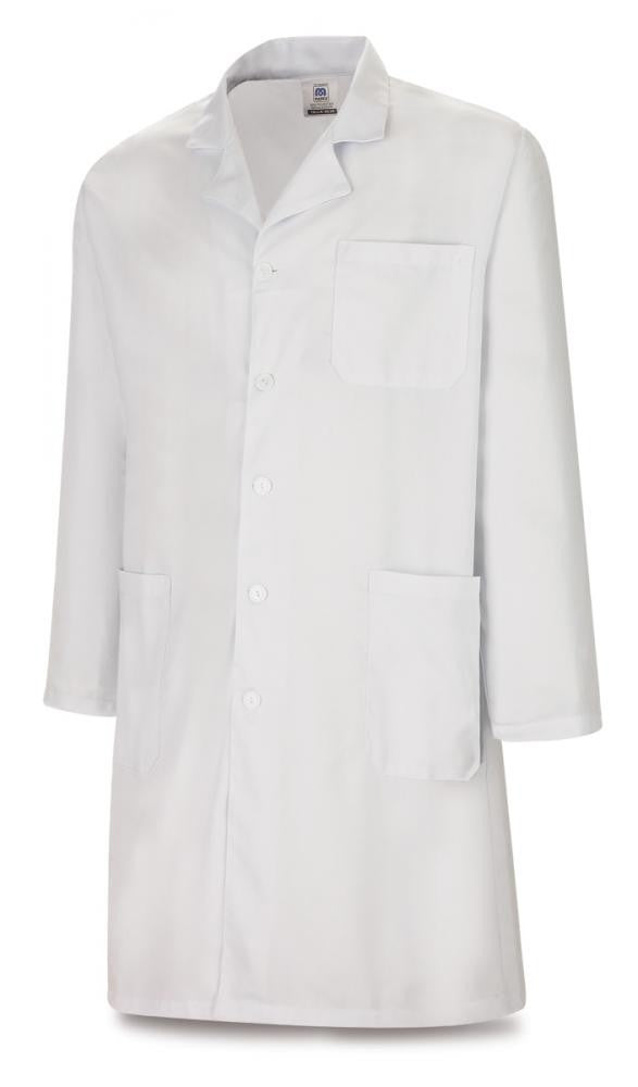 Bata unissexo branca poliéster/algodão 200 g