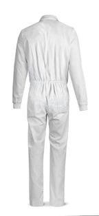 Fato-macaco branco poliéster/algodão 200 g, vista 2