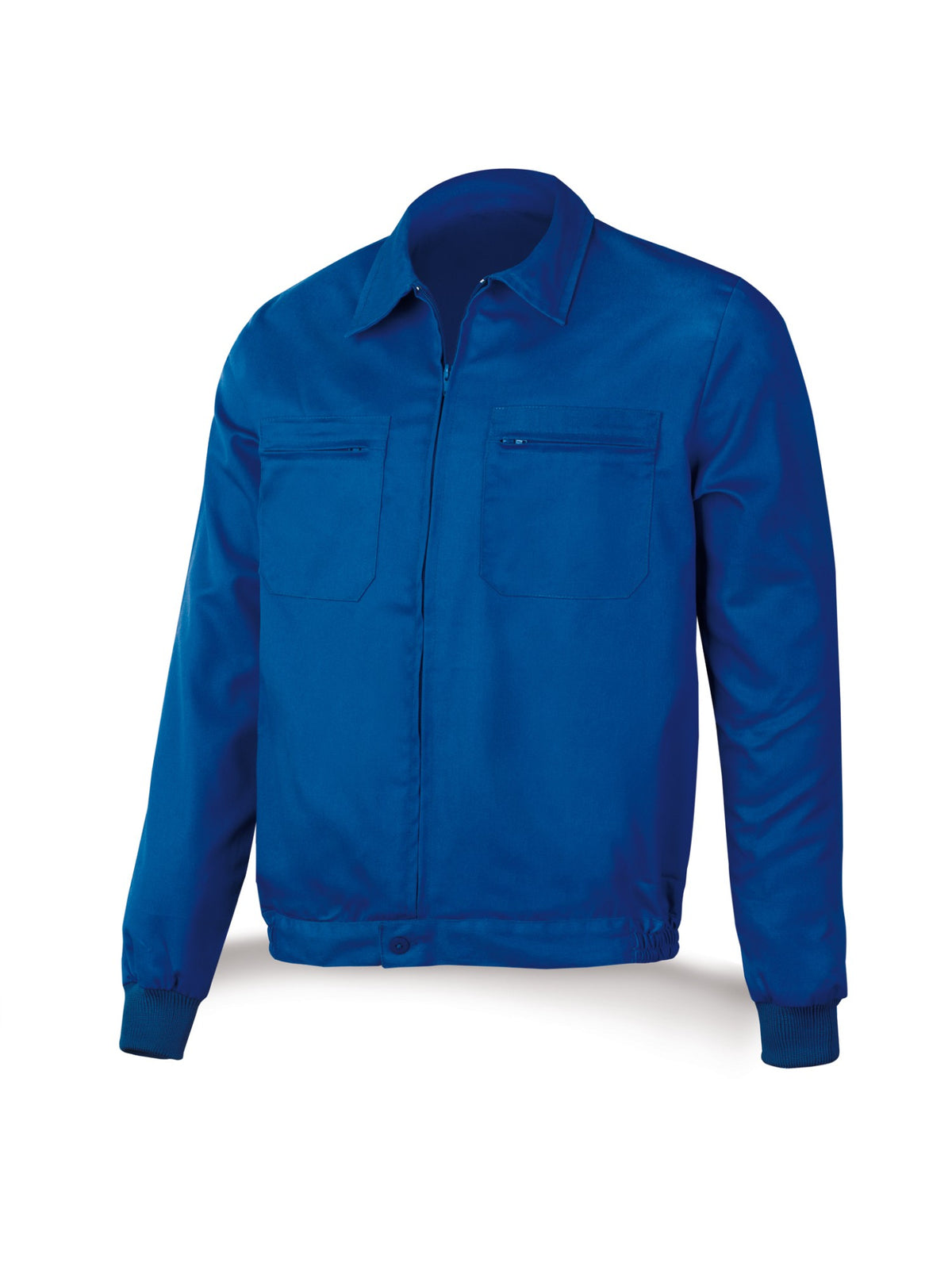 Casaco azul-royal poliéster/algodão 200 g