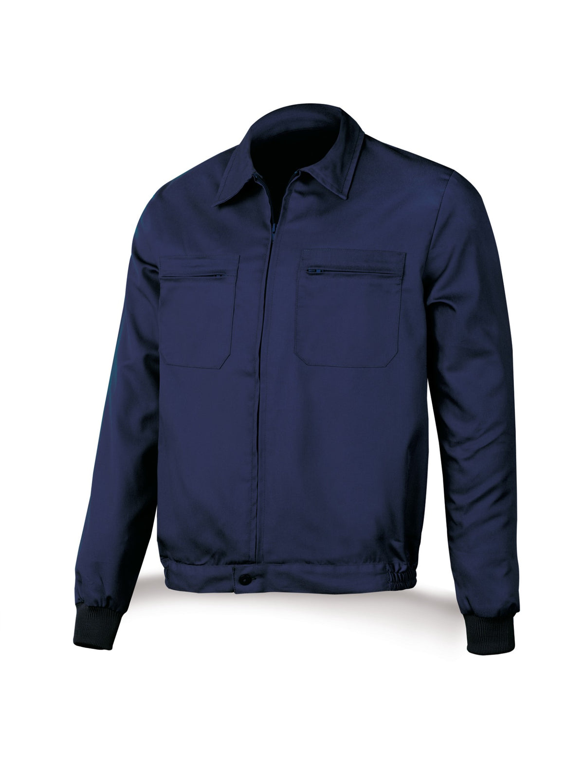 Casaco azul-marinho poliéster/algodão 200 g