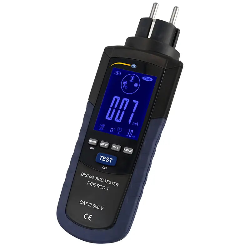 Comprobador de instalación PCE-RCD 1